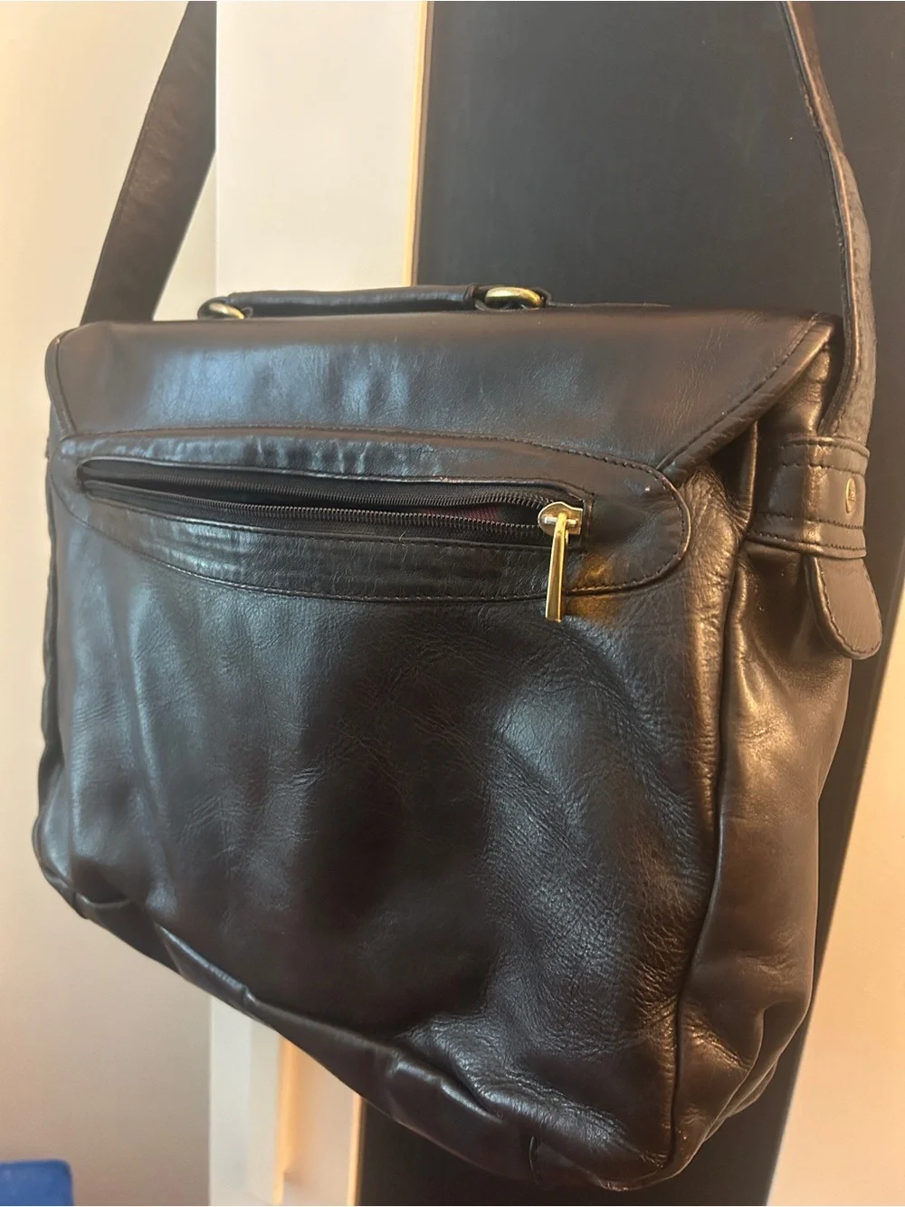 Wilsons Vintage Leather Messenger Bag
